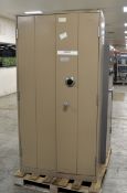 2 Folding Door Cupboard Combo Lock - W 920mm x D 450mm x H 1830mm (unknown combination)
