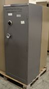 1 Door Cupboard with Combination Lock - W 610mm x D 470mm x H 1530mm (unknown combination)