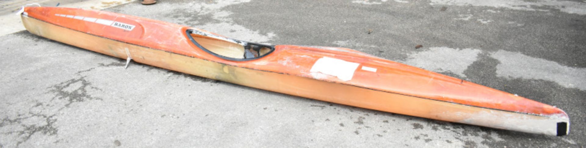 Baron Marlin Kayak - orange - no paddles