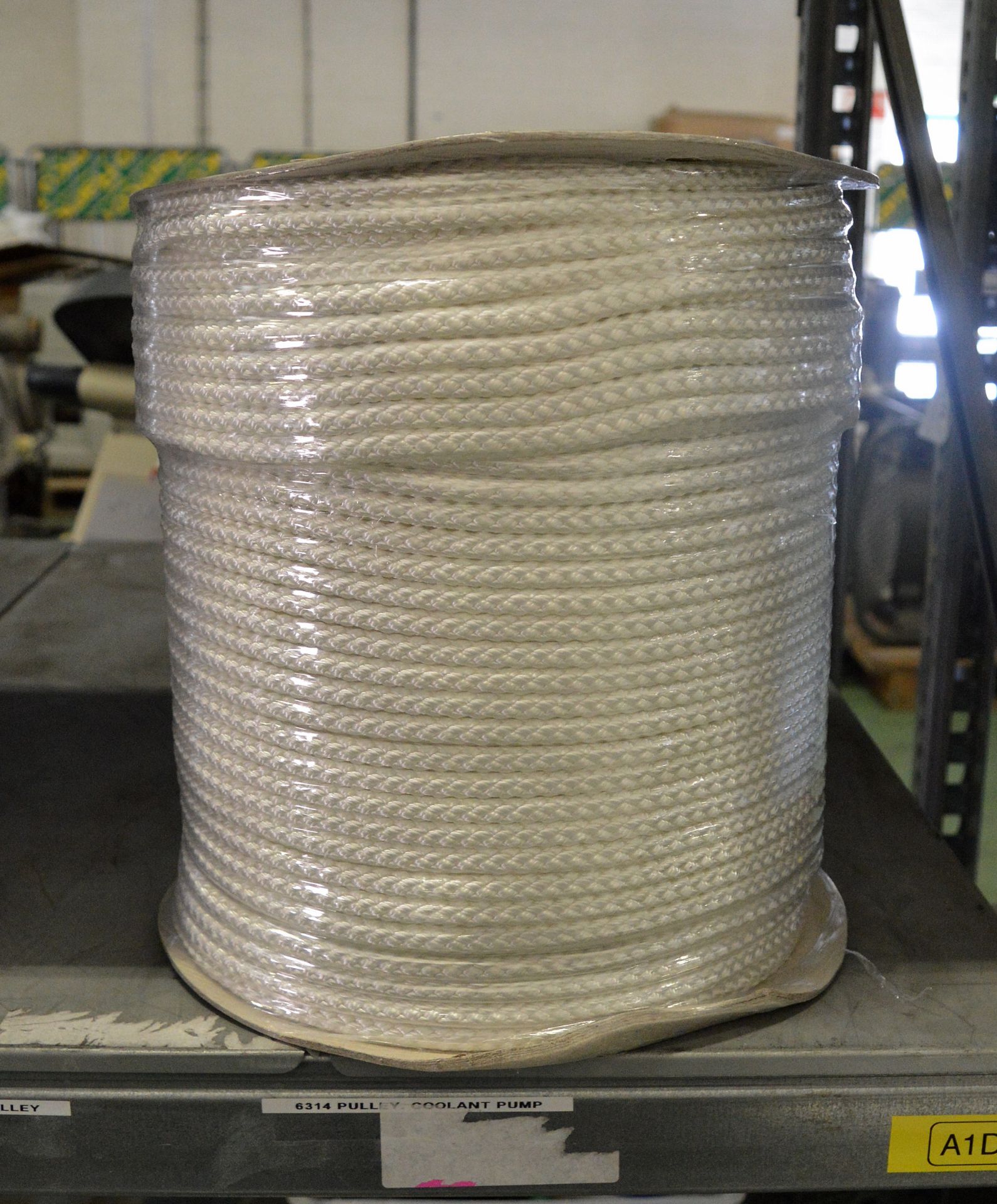 White Poly Fibrous Rope 220M x 9mm - SYC Cord - NSN 4020-99-120-8692