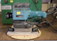 Makita 9046 Electric Sander in Hitachi Case - 110v