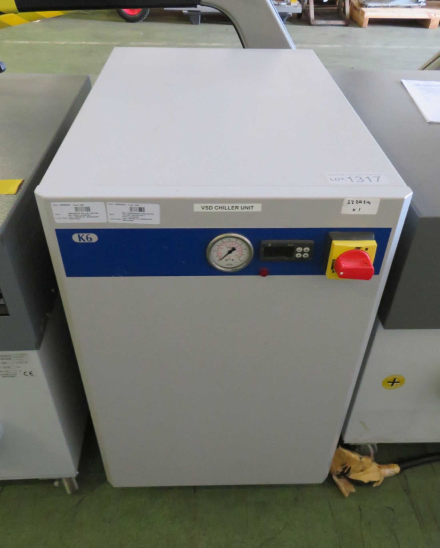 K6 Water Chiller Unit 380-420V 50Hz 7A - H850 x L510 x D910mm