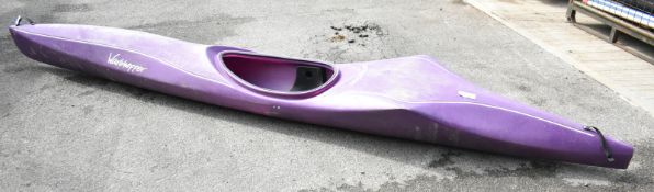 Waterhopper Perception kayak - purple - no paddles