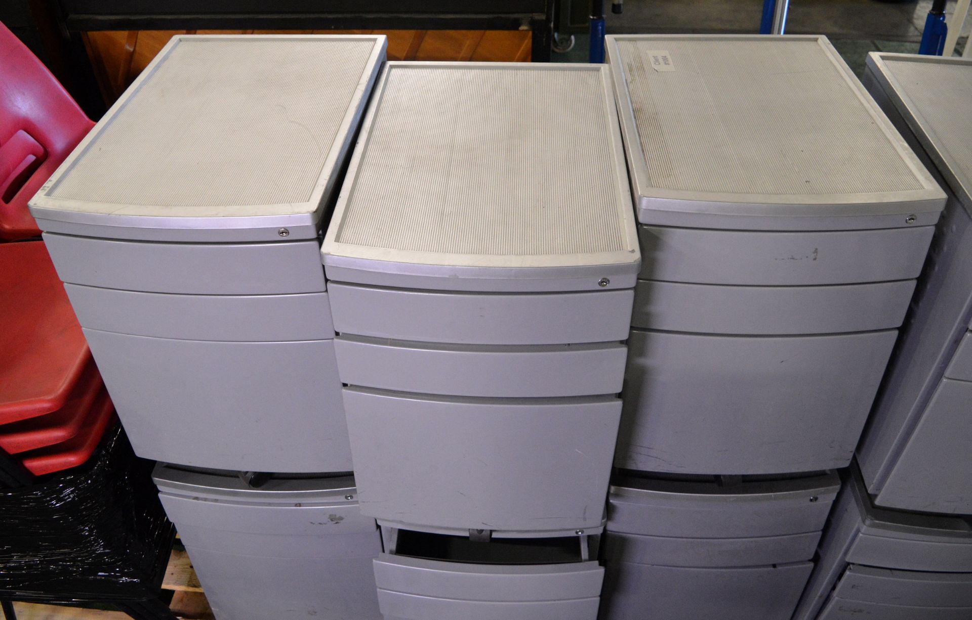 6x Office Pedestal Units - L395 x D575 x H570mm - Image 3 of 3