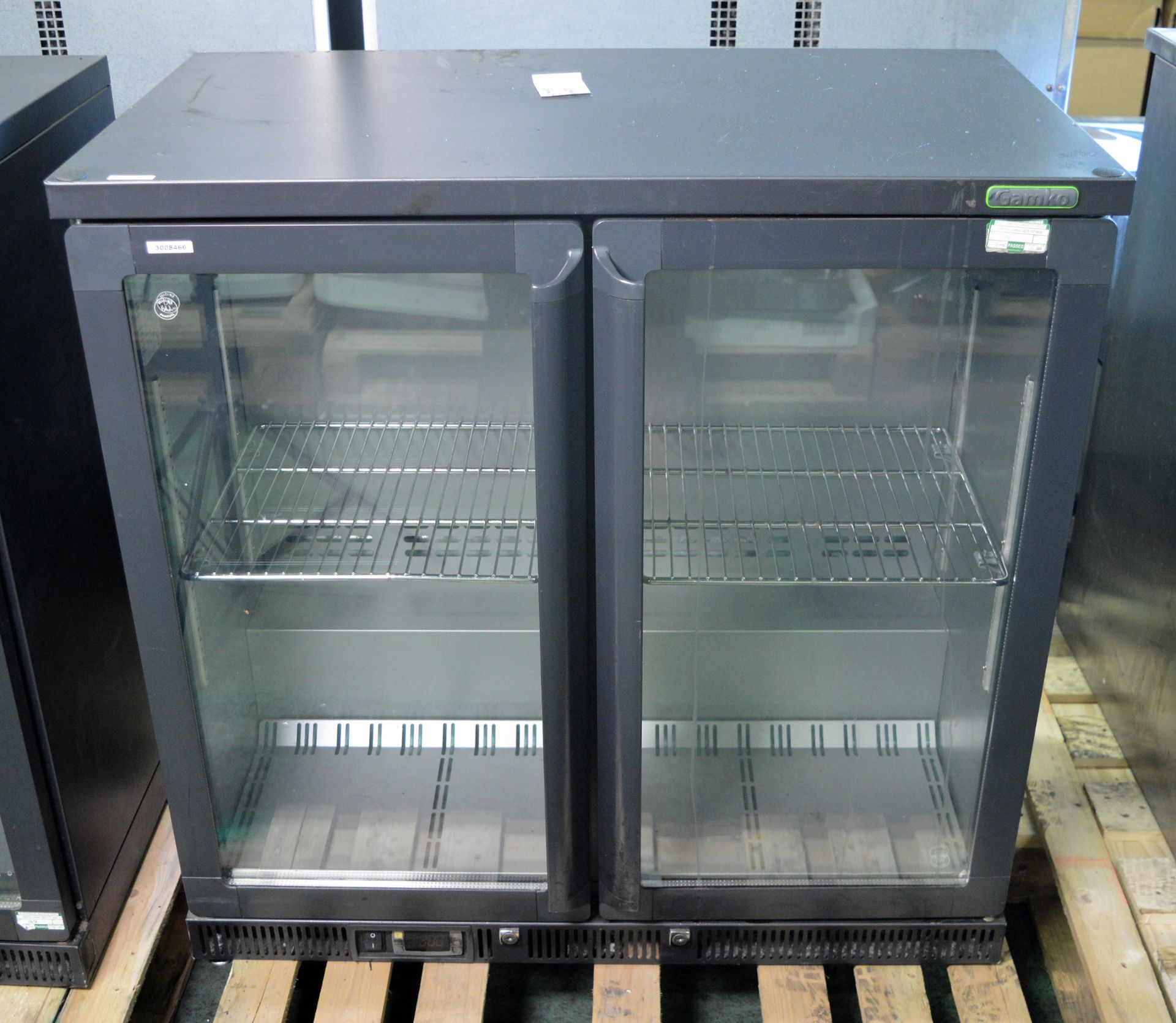 Gamko Fridge Double Door Drink Chiller - L900 x W540 x H890mm