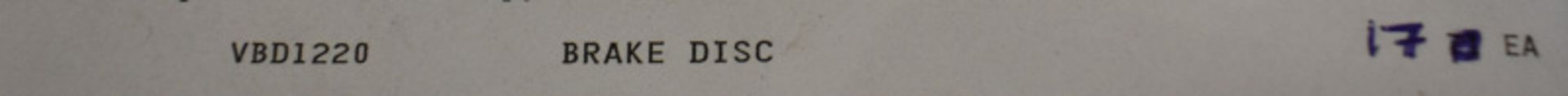 Vehicle parts - brake discs - see picture for itinerary for model numbers and quantities - - Image 4 of 4