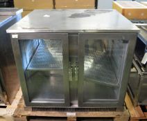 Weald Double Sided Drink Chiller - L 1050mm x W 900mm x H 890mm