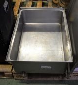 Karcher Banbury Stainless Steel Bath - L840 x D595 x H325mm