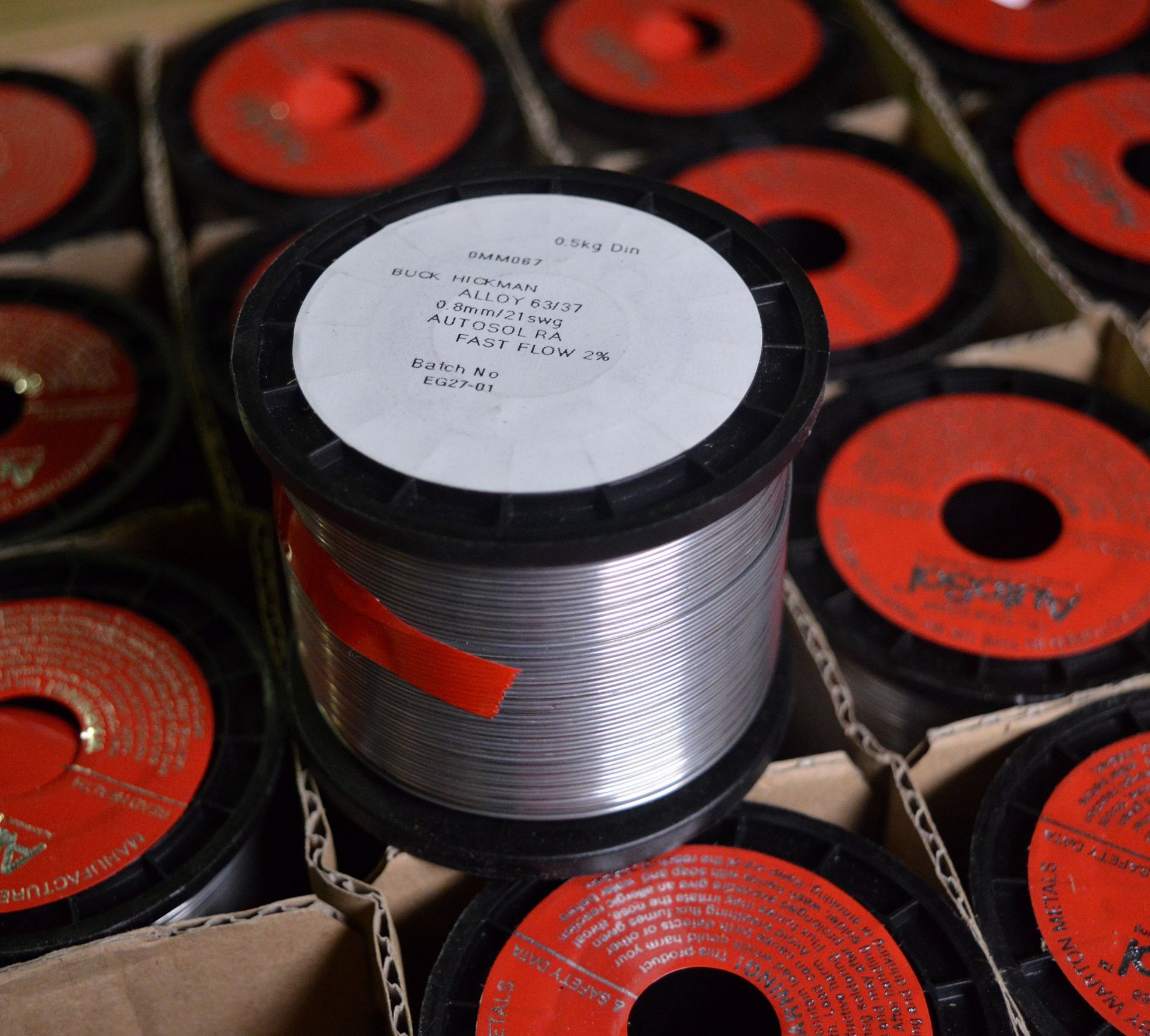 20x Autosol RA Fastflow 2% 0.8mm/21swg Solder Reels - Image 2 of 2