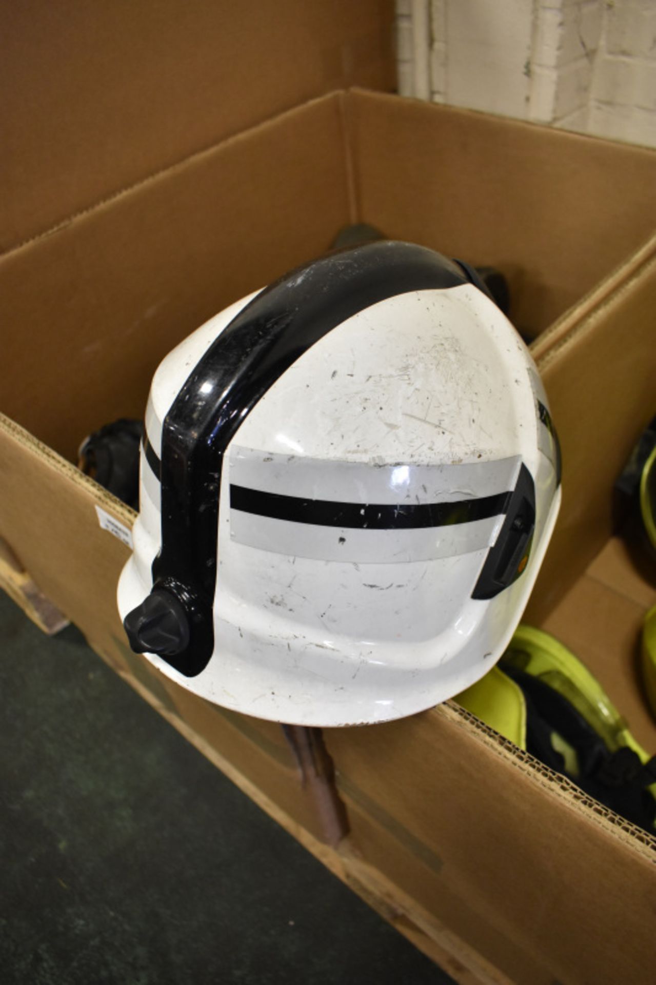 Various Safety Shoes, Various Fire Service Helmets - Image 4 of 5