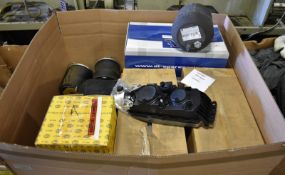 Vehicle parts - LH RH Headlamps, expansion tanks, air springs - see picture for itinerary