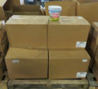 Bunzl catering supplies 85oz paper buckets - Farmer Joe Chicken - decals - 200 per box - 6