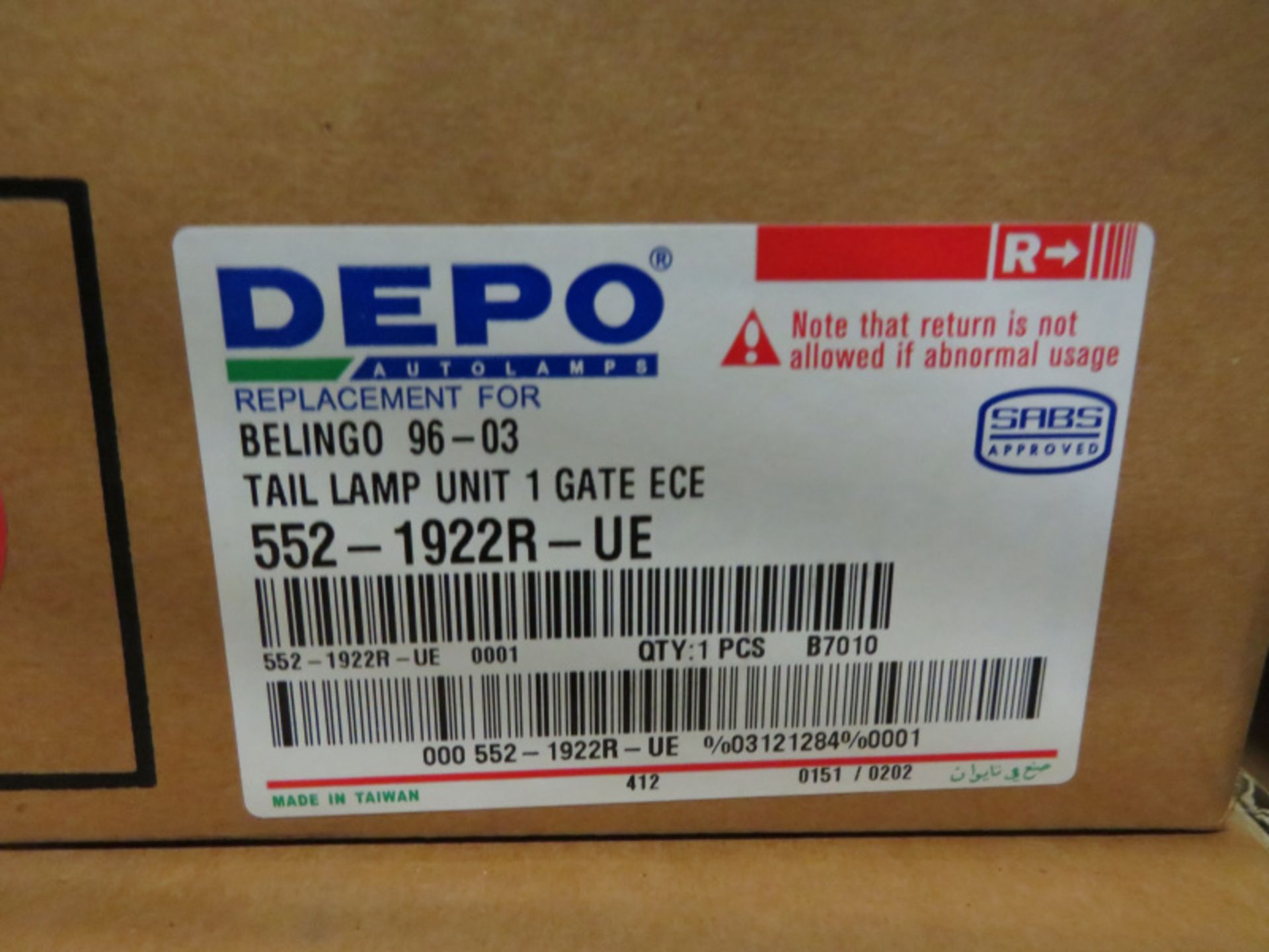 Vehicle parts - Depo, Lucas - see pictures for models and types - Image 8 of 8