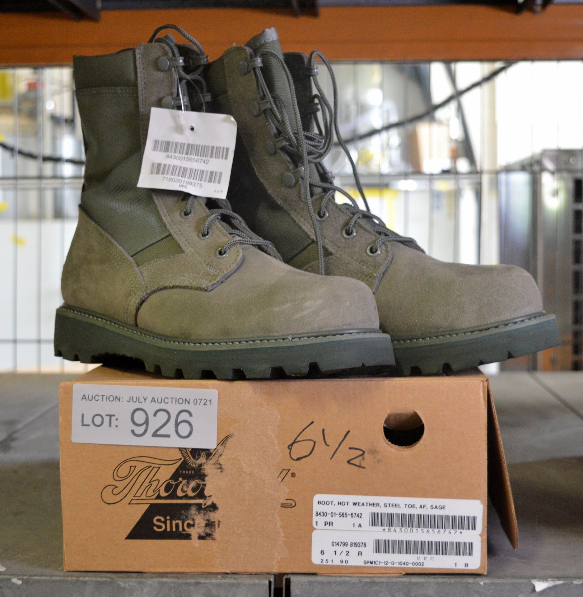 Hot Weather Boots - Sage - Size - 6.5 R