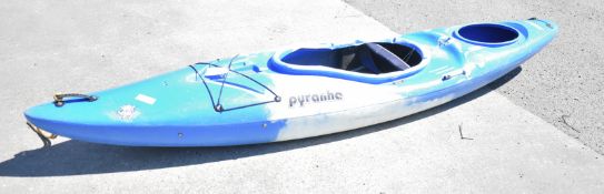 Fusten Pyranha Kayak - blue / white no paddles