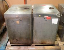 2x Baking and Roasting Ovens - W 650mm x D 500 x H 740mm - AS SPARES