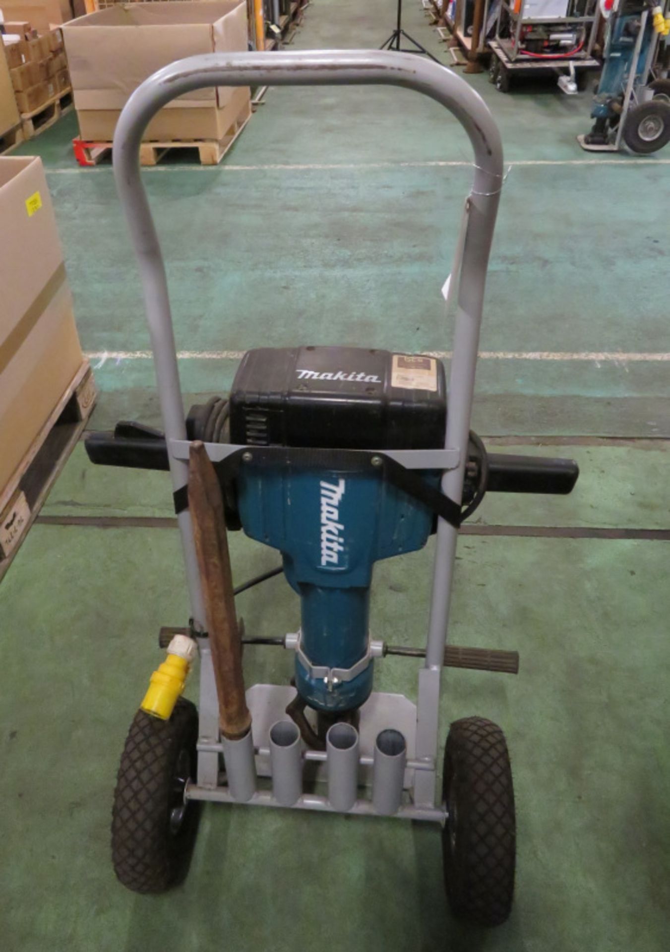 Makita HM1810 Portable Electric Hammer Drill + Trolley - Image 2 of 3