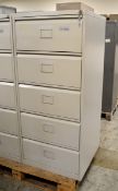 5 draw Filing Cabinet - W 640mm x D 660mm x H 1450mm