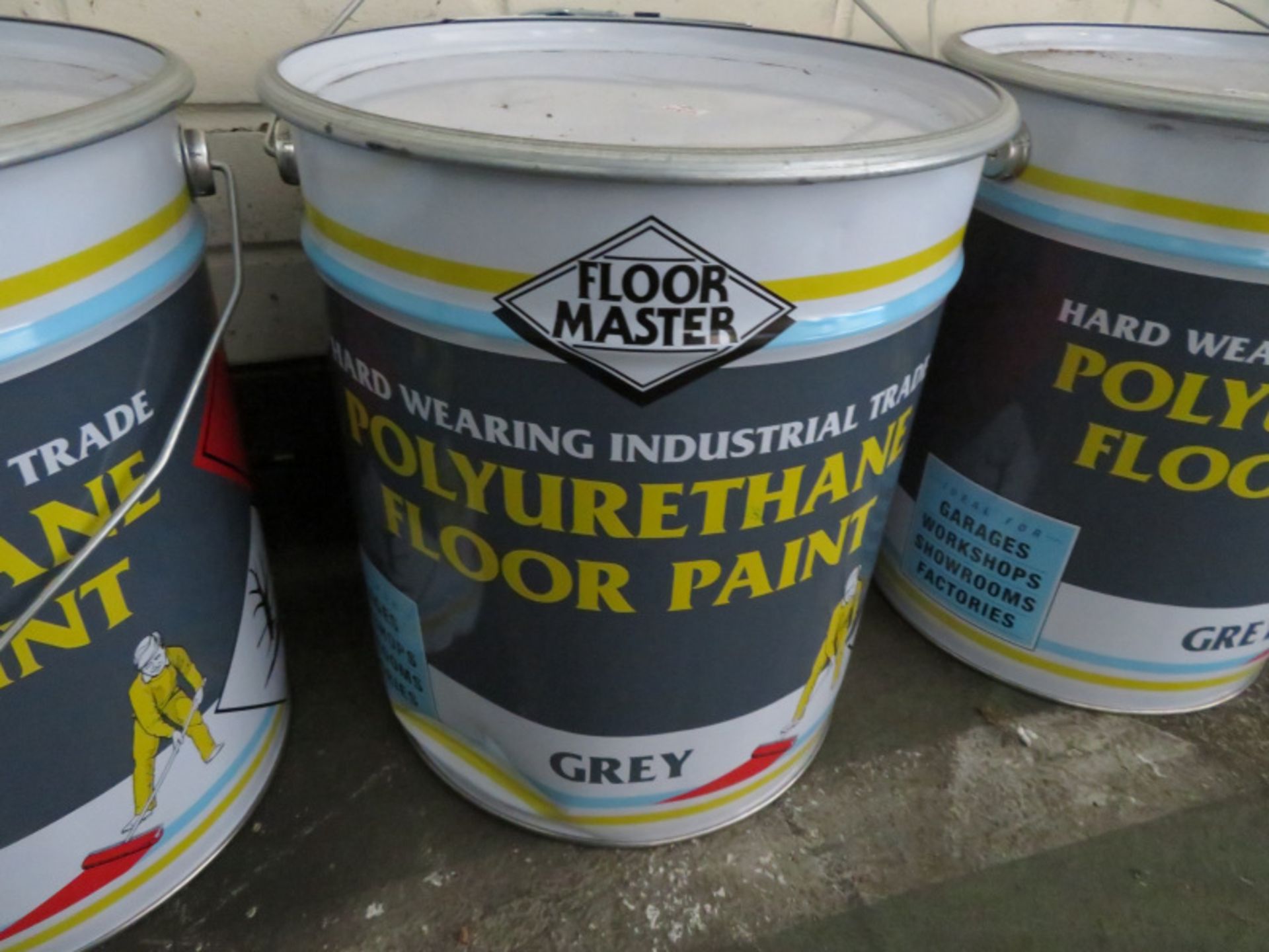 FloorMaster Polyurethane floor paint - Grey - 20LTR - Image 2 of 2