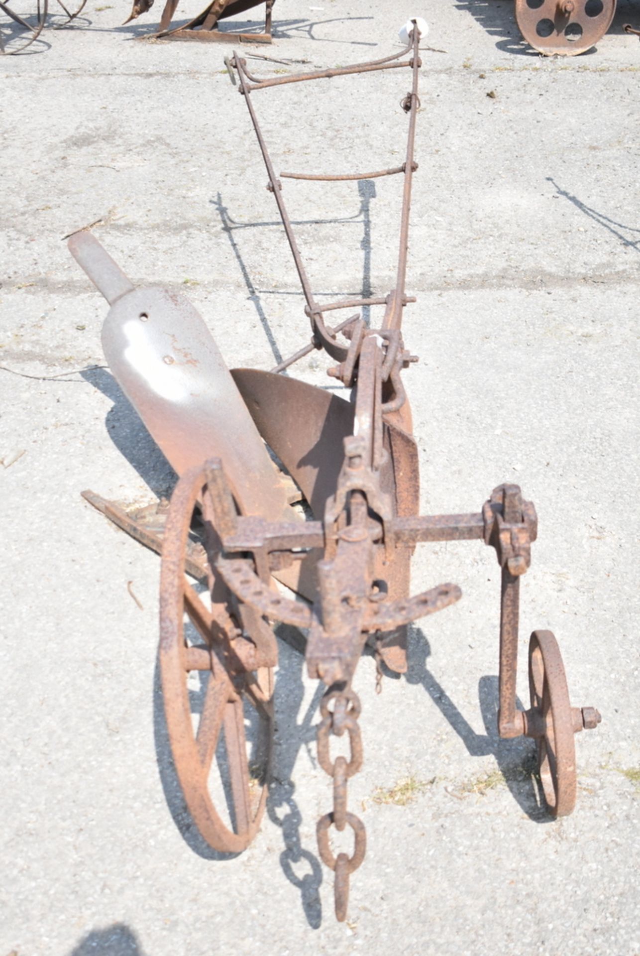 RANSOMES SIMMS & JEFFERIES, SINGLE FURROW HORSE PLOUGH LC2