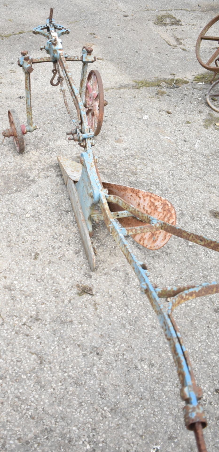 RUSTON & HORNSBY, GRANTHAM, ENGLAND. SINGLE FURROW HORSE PLOUGH XRPB No4 - Image 3 of 4