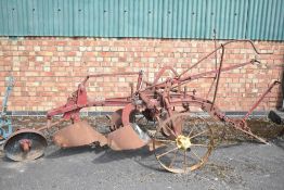 2-FURROW PLOUGH, POSSIBLY McCORMICK