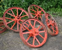 SET OF RUSTON HORNSBY WHEELS