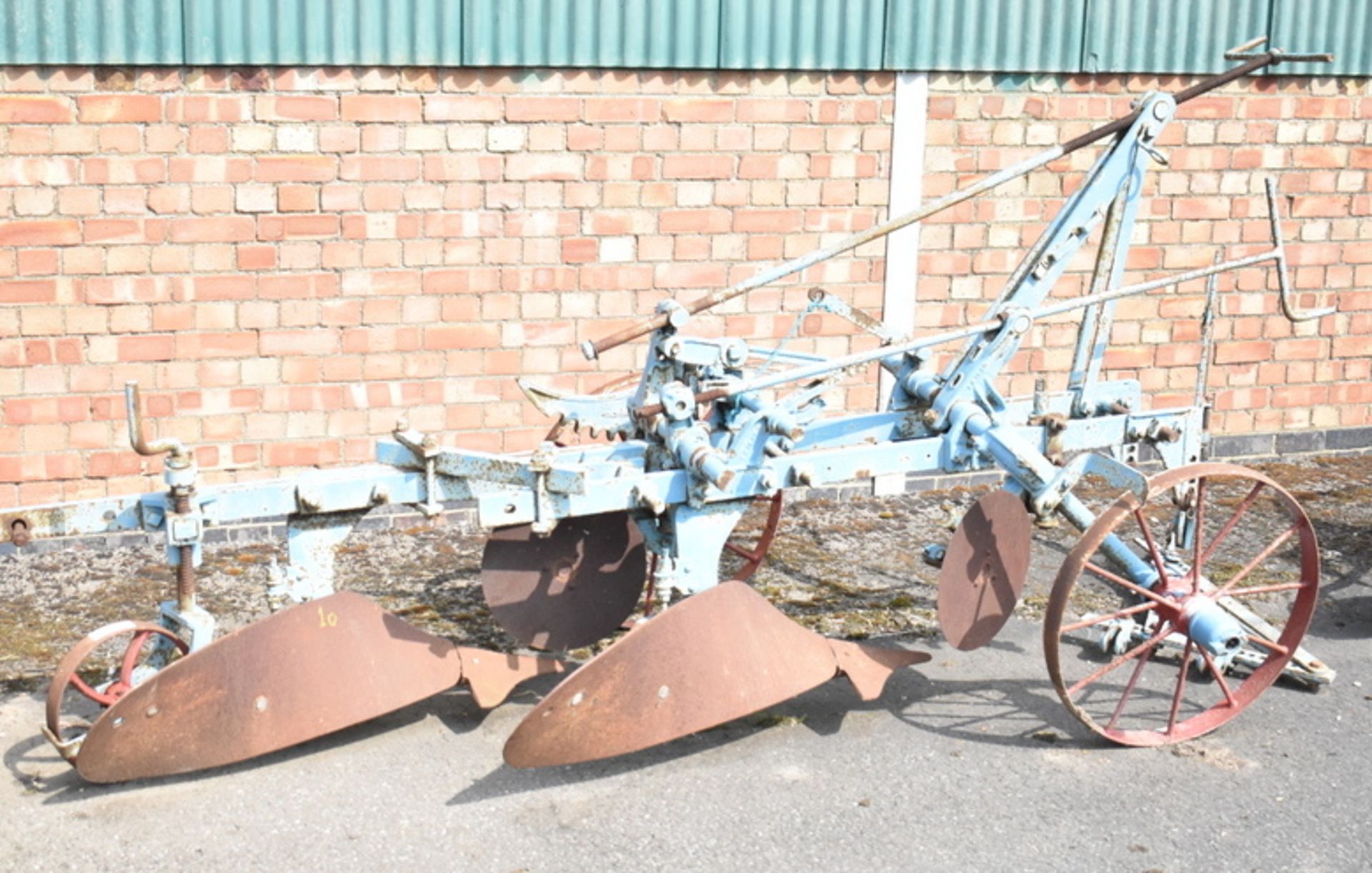 RANSOME SIMMS & JEFFRIES 2-FURROW PLOUGH 15RSALD