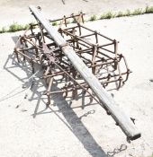 SET OF DUCKFOOT HARROWS WITH STRETCHER
