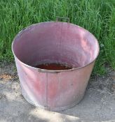 LARGE CIRCULAR CORN BIN 31" DIA TOP X 22" HIGH