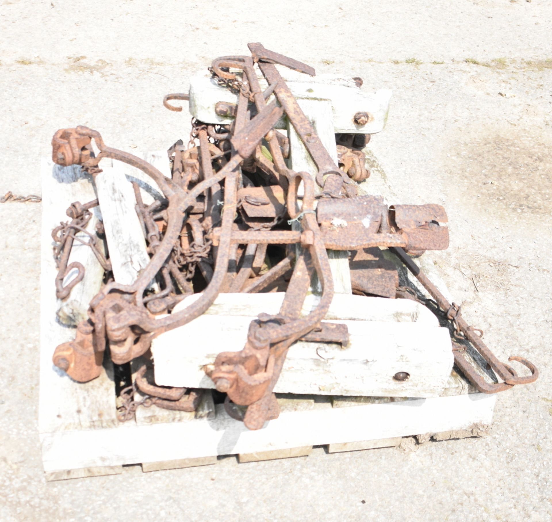 MISC. ARTIFACTS FROM A HORSE DRAWN SEED DRILL