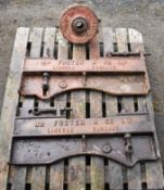 FOSTER & CO PLATES & WHEEL HUB