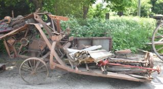 INTERNATIONAL HARVESTER. POWER DRIVEN BINDER. CUTTING 7ft