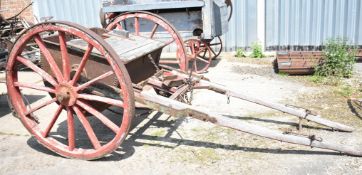 HORSE DRAWN "DILLY" TIPPING CART, FROM A LONDON BOROUGH.