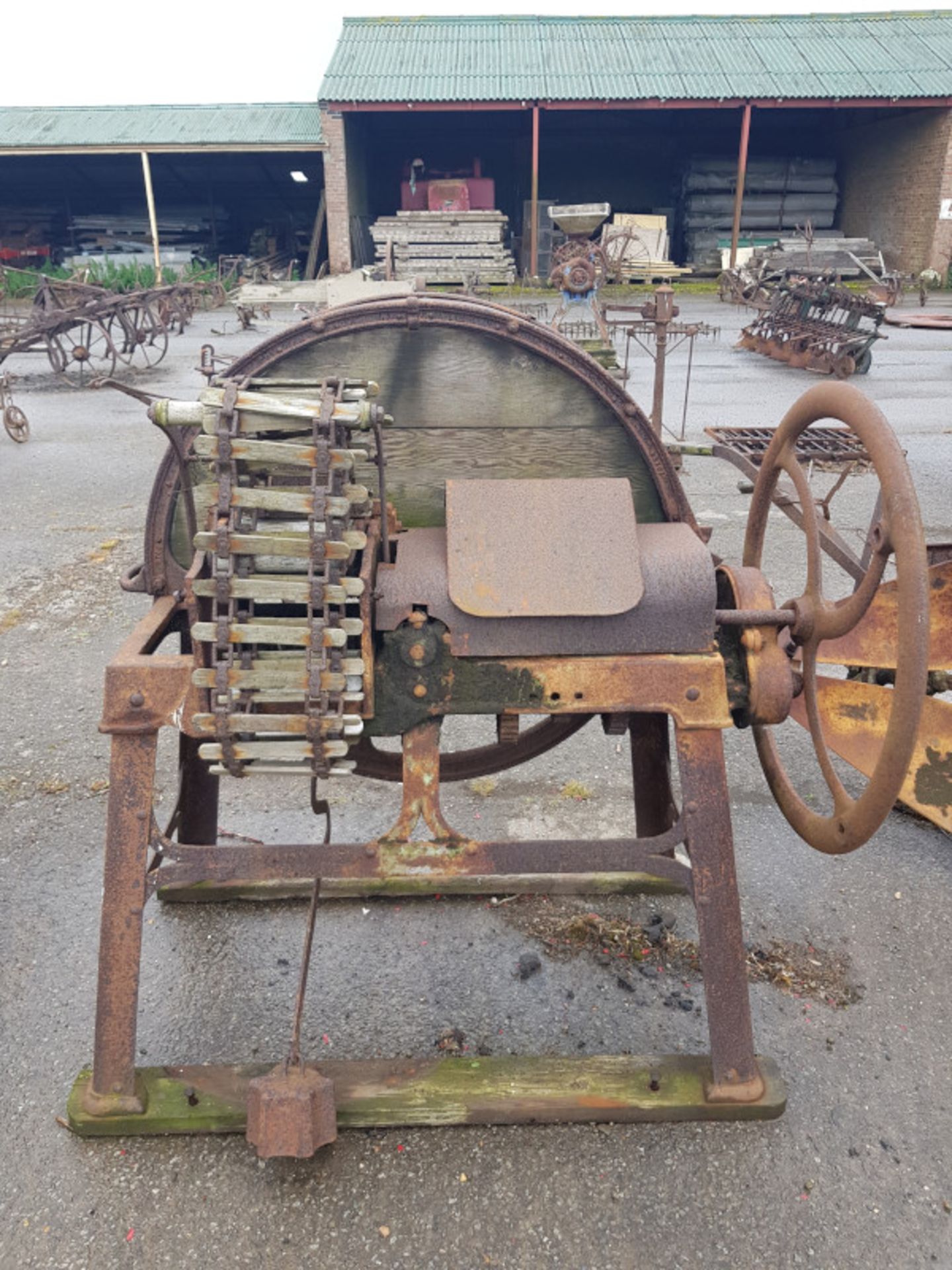 HARRISON McGREGGOR & Co LTD. LEIGH, ENGLAND. ALBION CHAFF CUTTER GB3