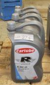 4x Carlube R-Tec 35 Mineral 15W-40 motor oil 5L