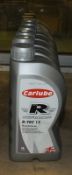 8x Carlube R-Tec 12 fully synthetic 0W-40 motor oil 1L