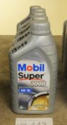 5x Mobil Super 3000 5W-30 formula FE fully synthetic motor oil 1L