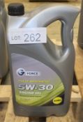 1x GForce Fully Synthetic 5W-30 engine oil 5L