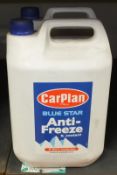 2x Carplan Bluestar Anti-freeze & coolant 5L