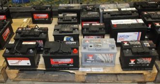 Various Vehicle Batteries - Yuasa YBX5019, Yuasa L35-115, Unipart Samson GBY3334,