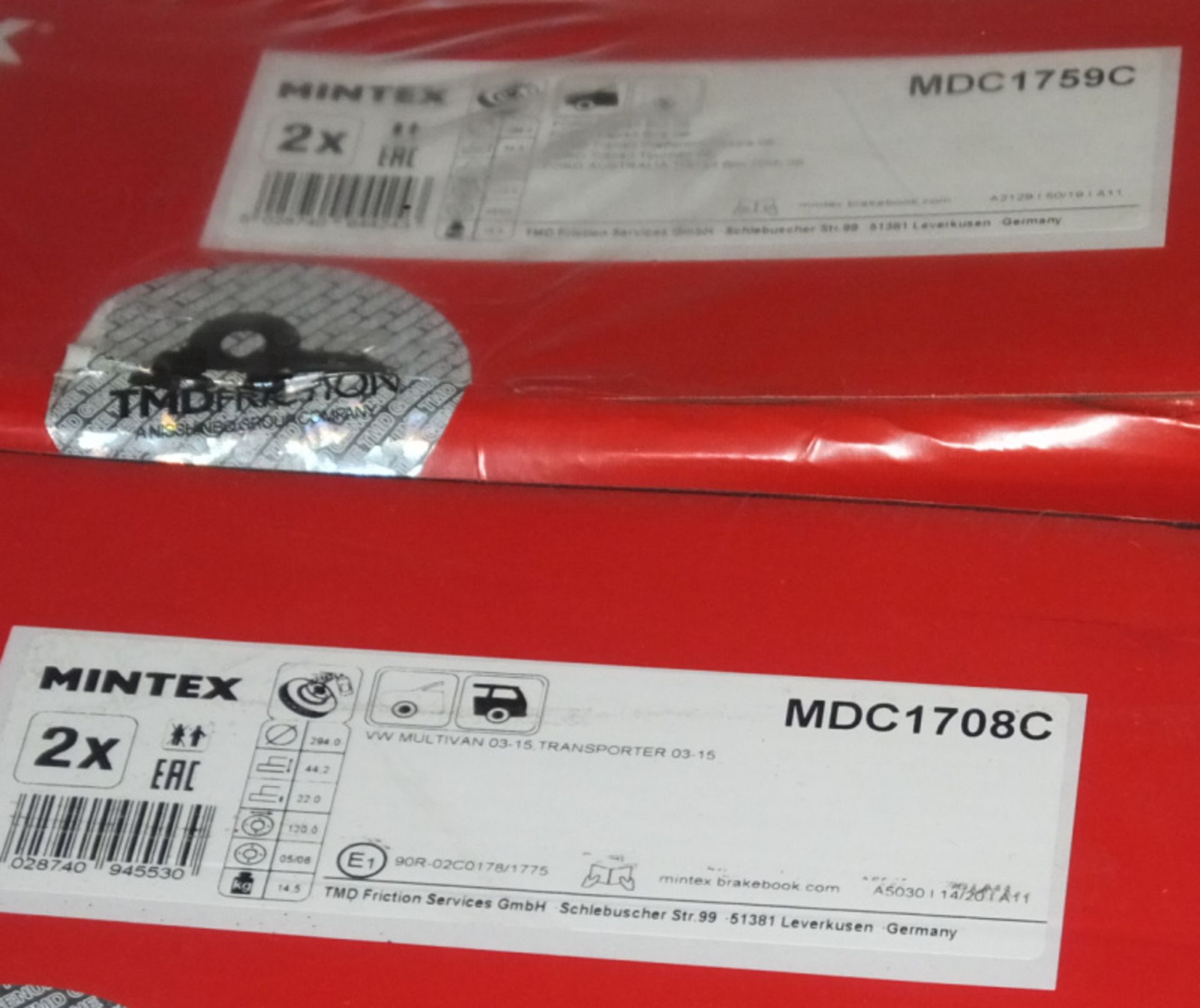 Eicher, Drivemaster and Mintex Brake Discs - Image 9 of 10