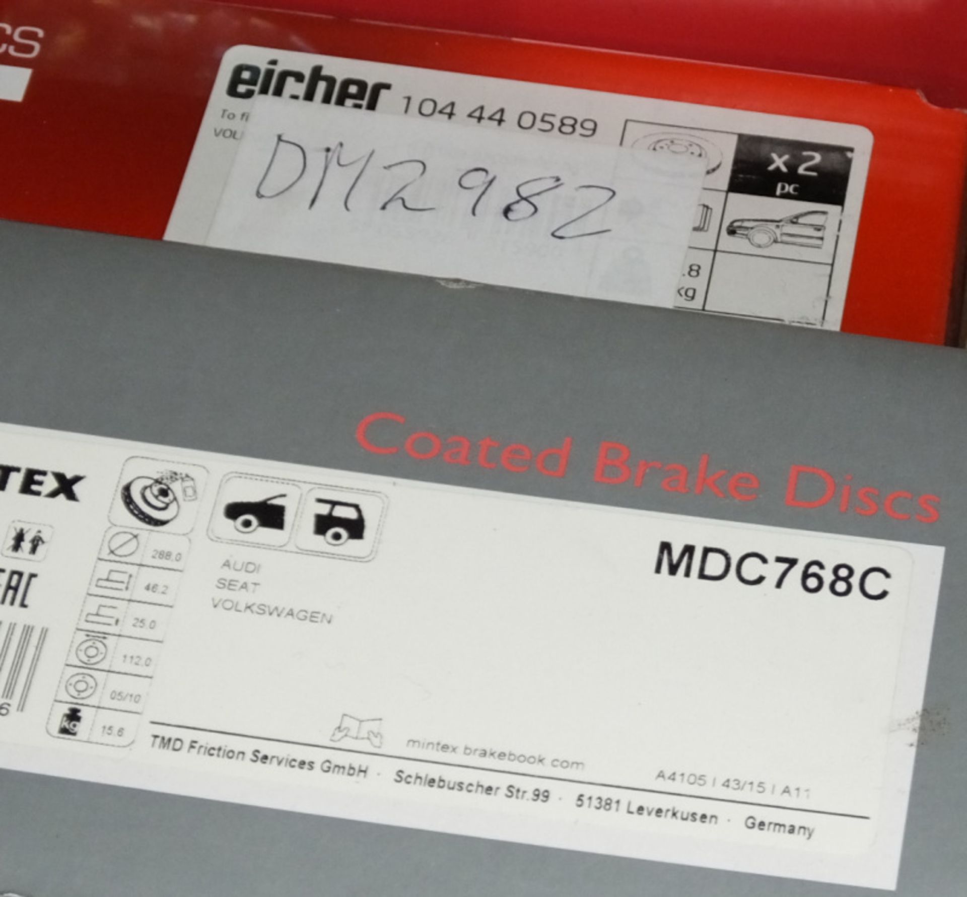 Eicher, Drivemaster and Mintex Brake Discs - Image 10 of 10