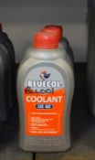 3x Bluecol Coolant OE 40 Long life anti-freeze 1L