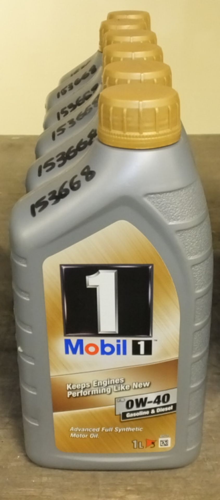 6x Mobil 1 0W-40 advanced fully synthetic oil 1L