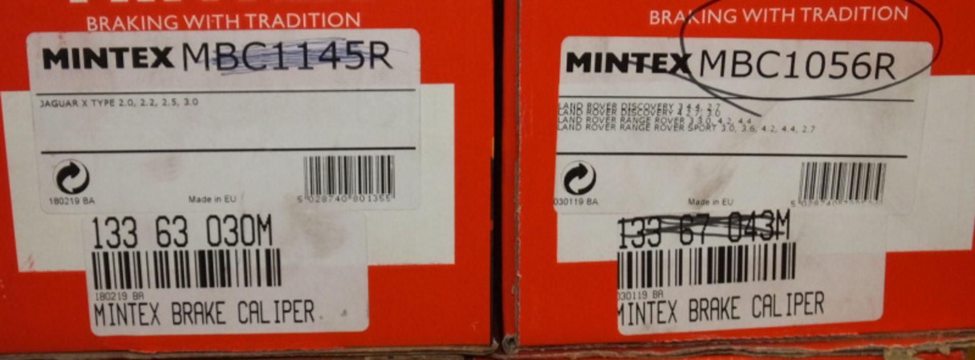 Mintex Brake Calipers - Please see pictures for examples of part numbers. - Image 2 of 3