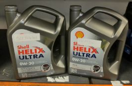 1x SHell Helix Ultra Professional 0W-20 AS-L fully synthetic 5L & 1x Shell Helix Ultra 0W-