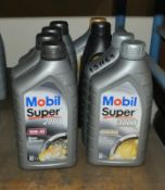 4x Mobil super 2000 10W-40 semi synthetic, 2x Mobil super 3000 5W-40 fully synthetic,