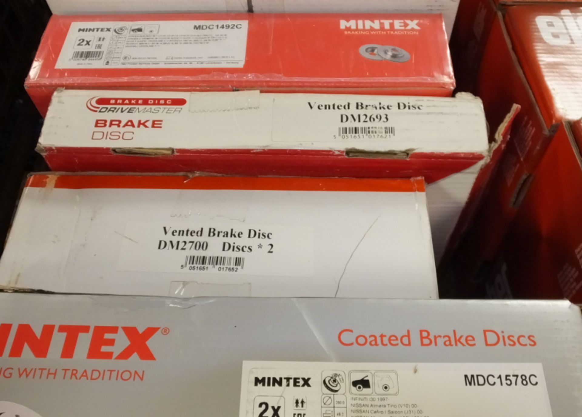 Eicher, Drivemaster & Mintex Brake Discs - Image 7 of 9