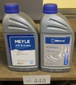 1x Meyle ATF III H Plus transmission fluid 1L & 1x Meyle SAE 75W-80 synt transmission oil